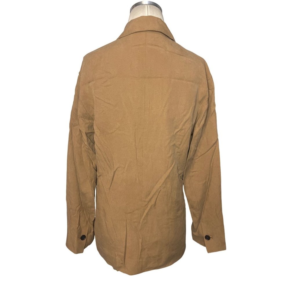 Everlane The Easy Blazer in Tan 6 New Womens Classic One Button Jacket - Picture 7 of 14